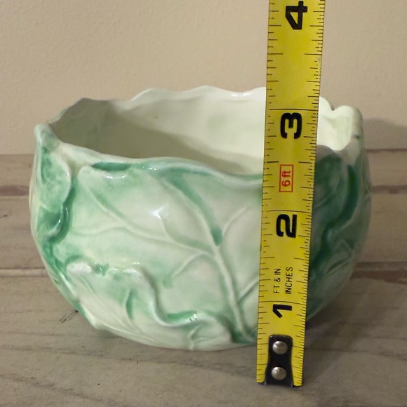 Vintage 1985 Garden Lettuce / Cabbage Leaf Bowl The Haldon Group - Picture 6 of 6